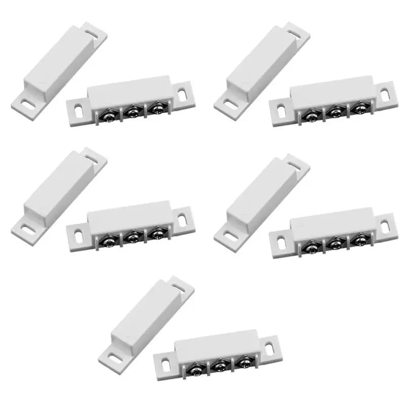 ABGN For Enhanced Home Safety 10Pcs Magnetic Reed Switch Door Window Security Alarm System Normally Closed(NO) Contacts B