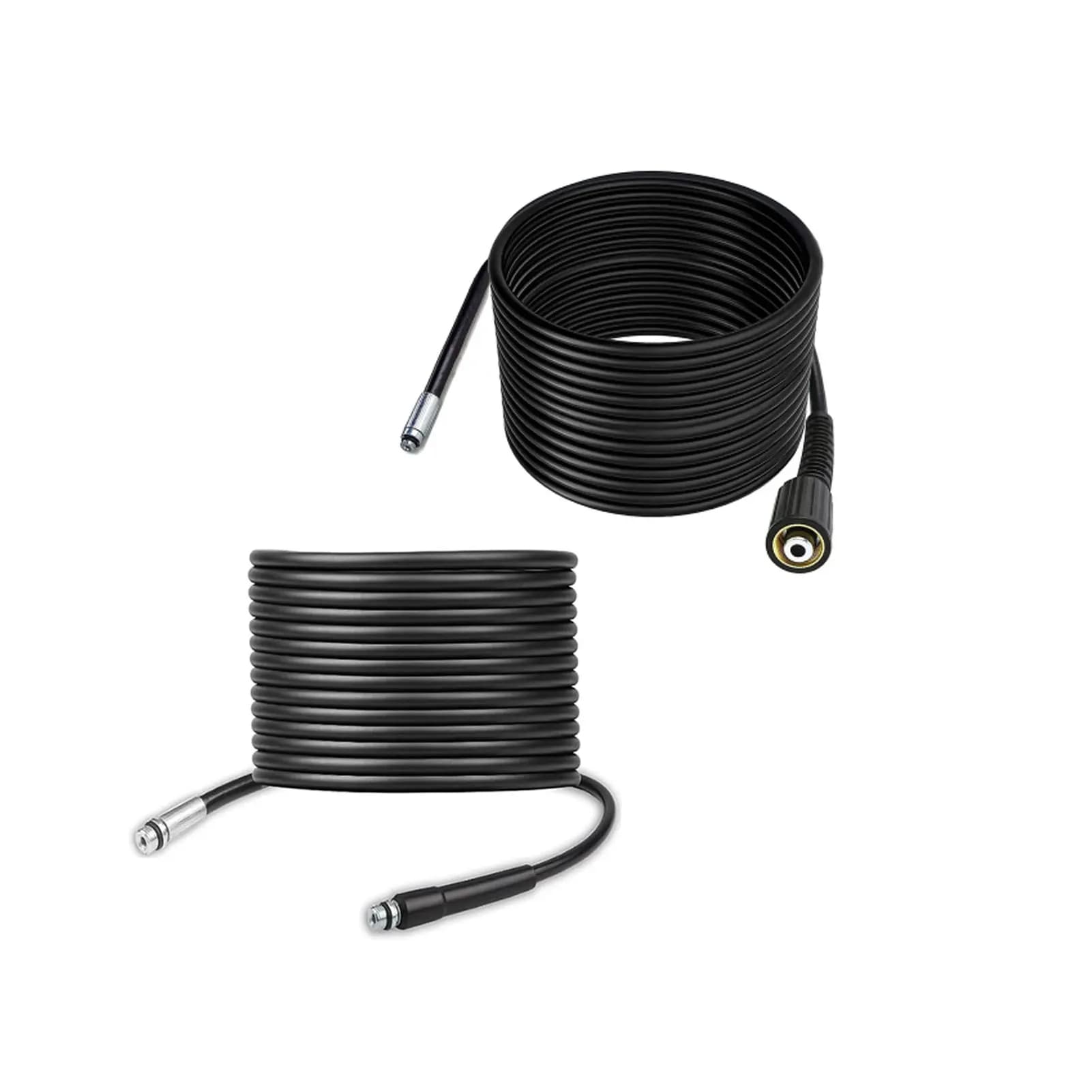 Kit di ugelli per idropulitrice per fognature, tubo per la pulizia degli scarichi ad alta pressione da 5800 PSI con adattatore per ugelli per tubi intasati, scarichi e lavelli