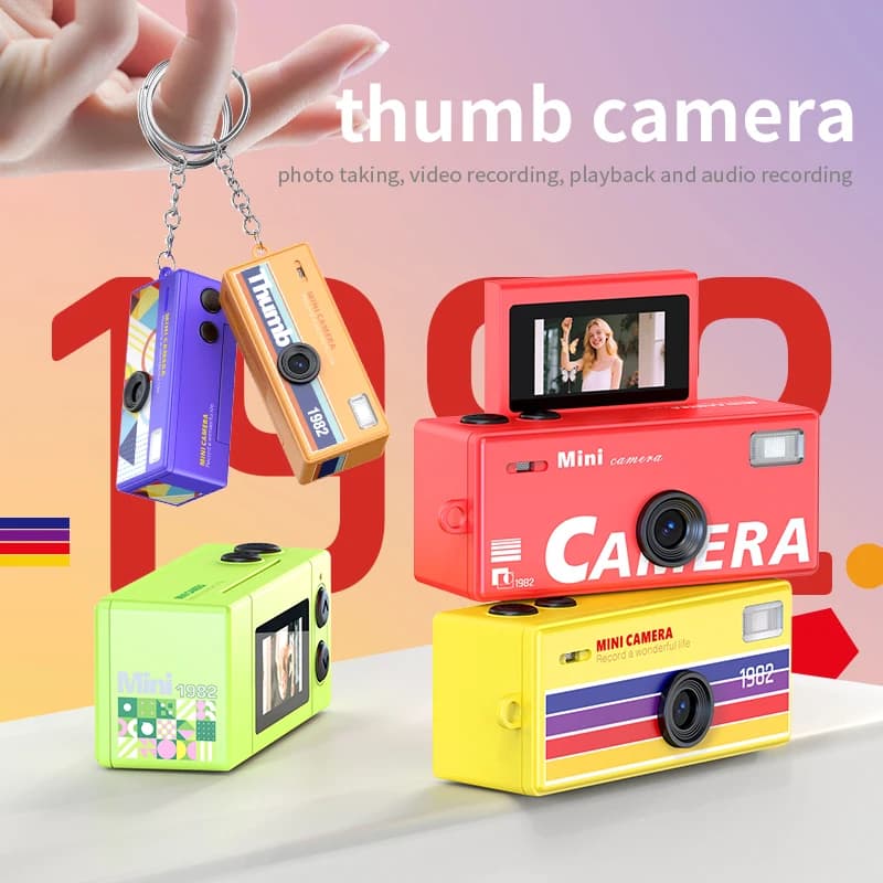 Nuova fotocamera LK030 con schermo ribaltabile per studenti, viaggi, mini fotocamera per foto e video, portatile