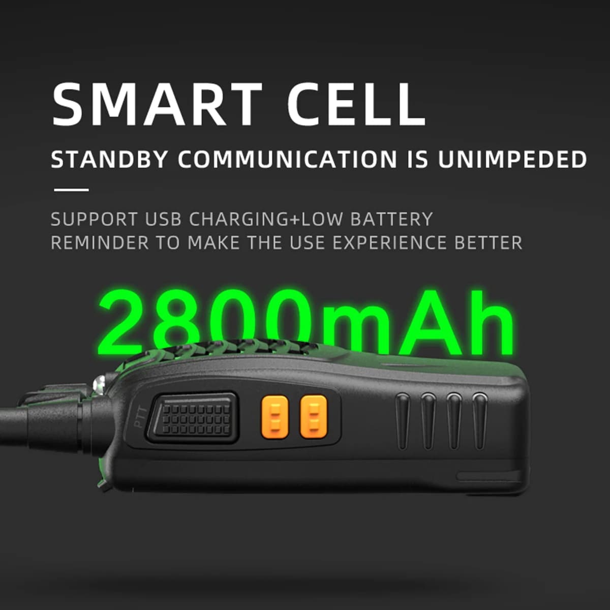 2 pezzi mini altoparlante wireless UHF potente radio bidirezionale professionale a lungo raggio piccolo walkie-talkie per la famiglia di hotel ristorante