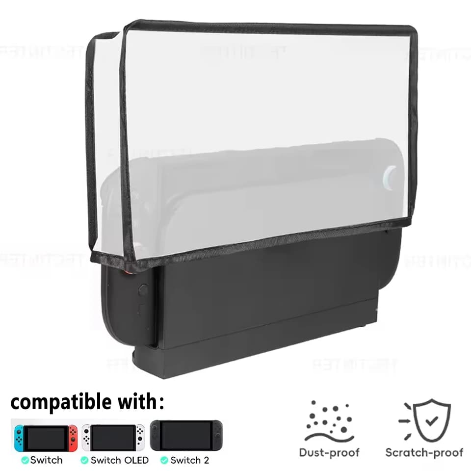 Custodia antipolvere antipolvere per Nintendo Switch 2 Console di gioco Dock Custodia protettiva antigraffio per accessori NS Switch/OLED