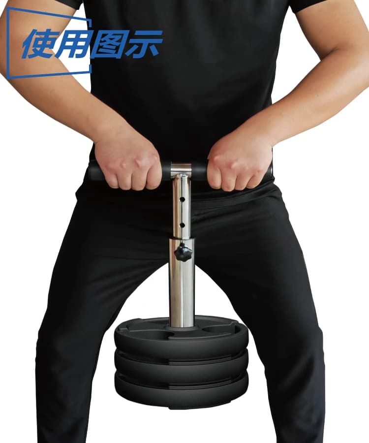 Kettlebell with adjustable weight, stainless steel swing doorbell, plate rod with large hole, fitness equipment, kettle handle
