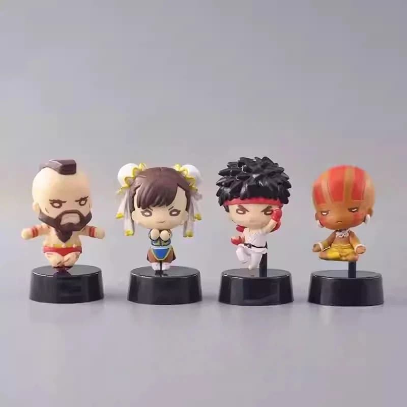 Nuova Action Figure Anime Chun-Li in Capsula a Sorpresa, Modellino da Collezione, Ornamento da Scrivania, Regalo per i Fan