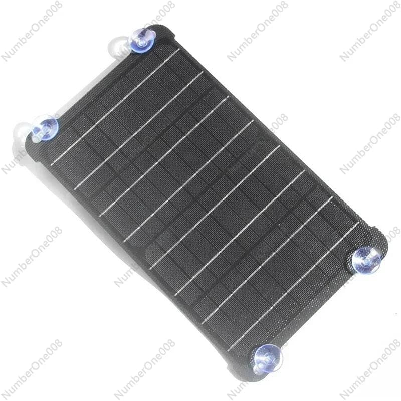 Caricatore solare da 15 W, pannello solare portatile con uscita USB-C/USB da 5 V per la ricarica del telefono, caricabatteria solare pieghevole impermeabile
