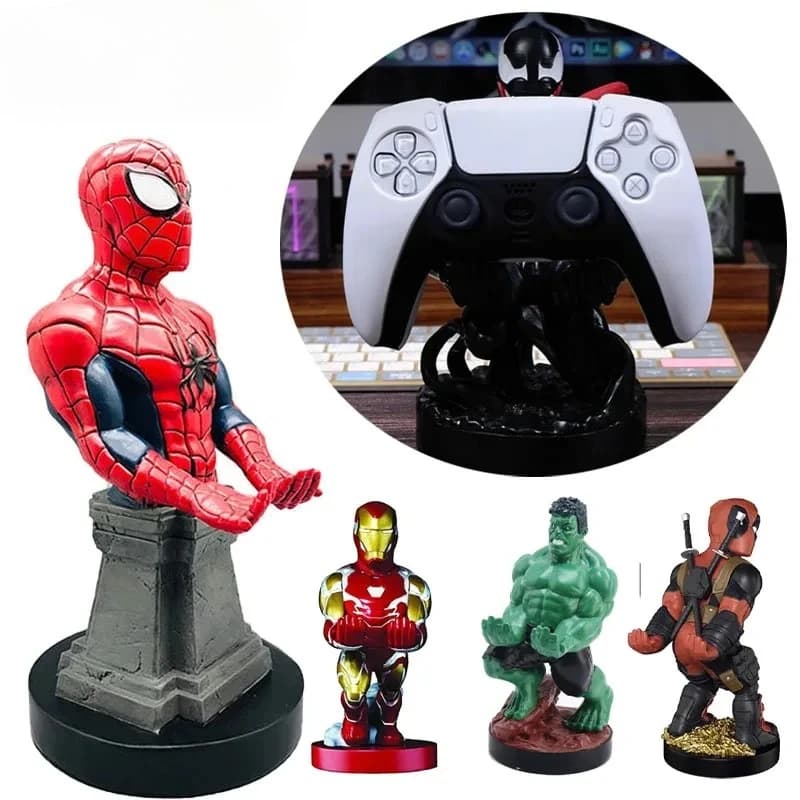 Supporto per Controller Marvel Supereroi, Design SpiderMan Venom Iron Man per PS5 Xbox One, Base Espositiva, Accessorio per Gaming