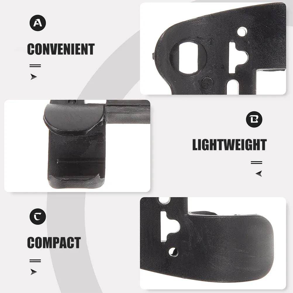 Supporto per pompa da bicicletta da 2 pezzi, supporto in plastica compatto e leggero, clip per pompa per fissaggio gonfiatore per bici da strada e mountain bike