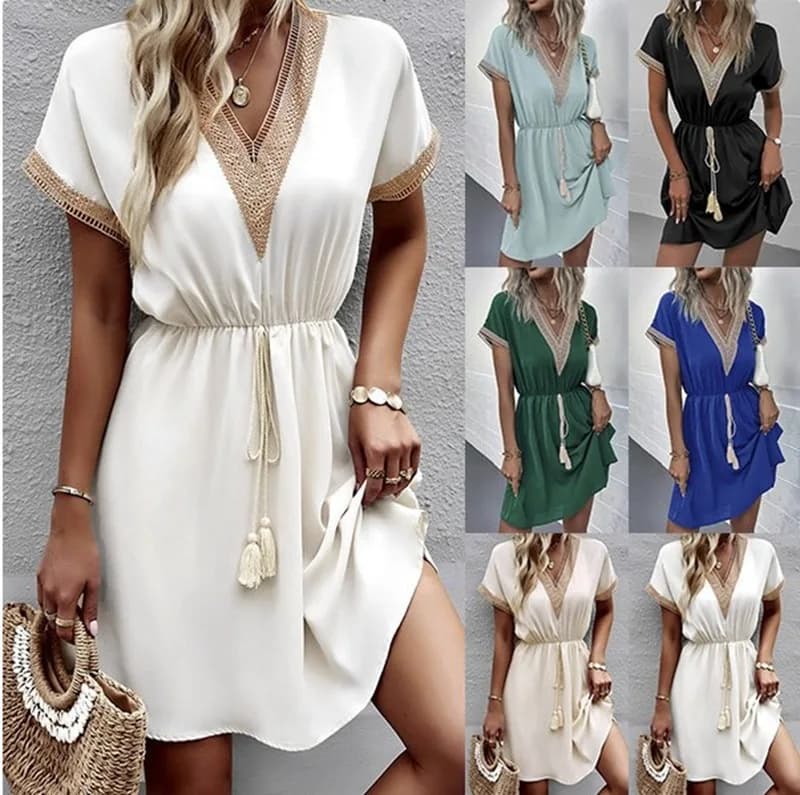 Camicia Plissettata con Bottoni da Donna, Blusa a Maniche Lunghe Primaverile ed Estiva, Top in Cotone Tinta Unita, Tunica Casual Larga