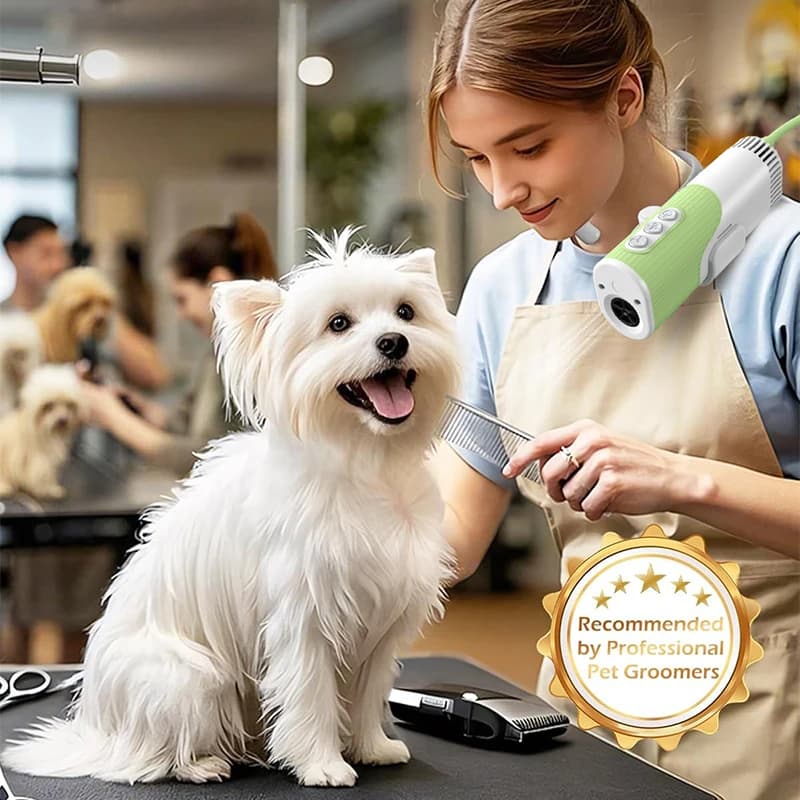 Comfortable hand-blown water blowing machine for pet grooming, hairdryer for pets, for cats, dogs, small animals, plastic