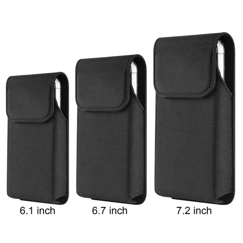 For Samsung S25 S24 S23 S22 S21Plus S24 Ultra S24 FE Smartphone Case Belt Clip Fondina Nylon Fabric Bag Flip Cover Phone Case