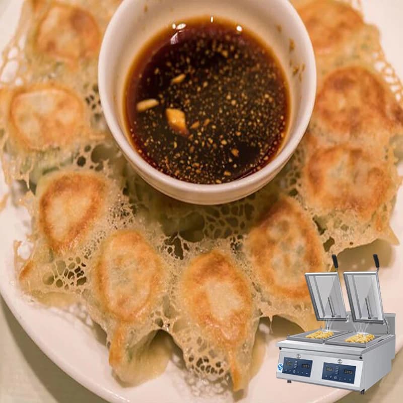 Electric Machine for Cooking and Frying Ravioli, Automatic Pancake Machine, Pot Machine Sticker