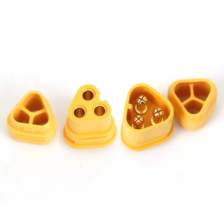 50Pcs Amass MT30 plug male and female gold-plated adapter model aircraft drone model ship model motor ESC