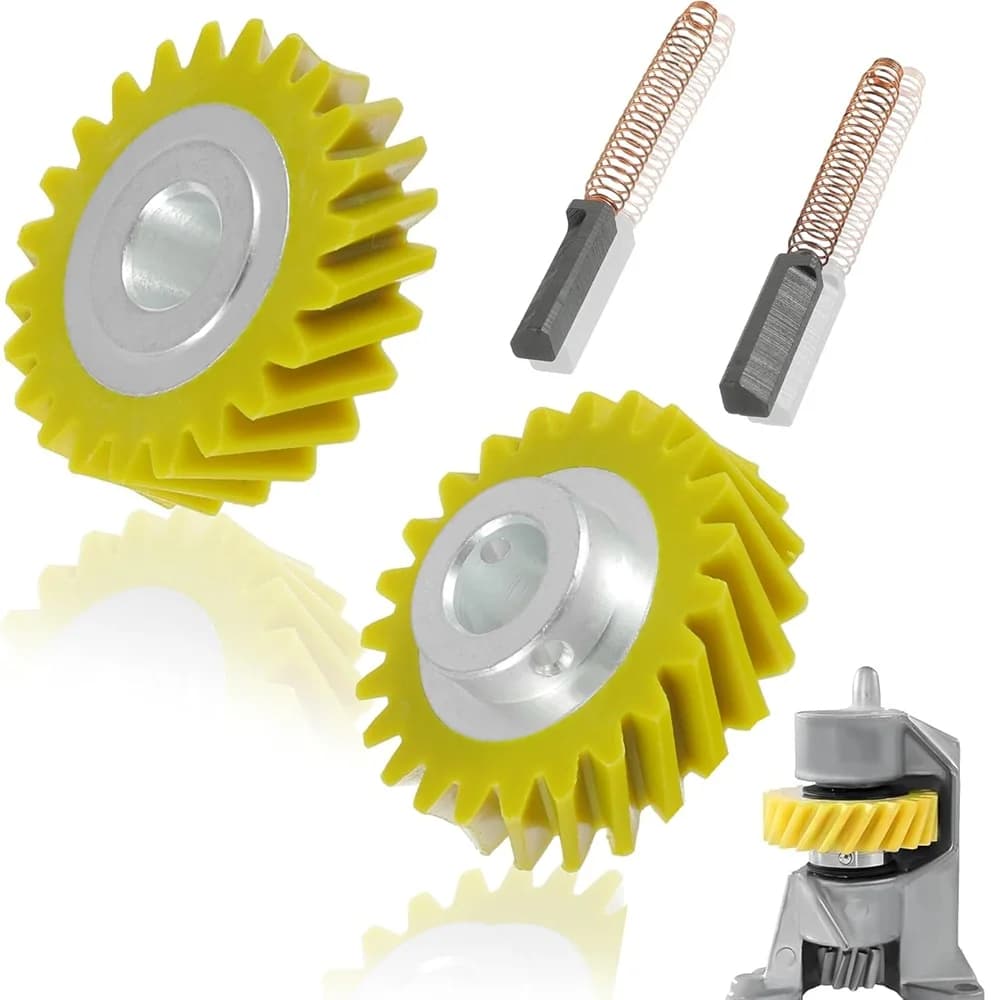 W10112253 Coal brush for endless screw shaker for mixer, compatible with Whirlpool and KitchenAid mixers 4162897 4169830 AP4295669