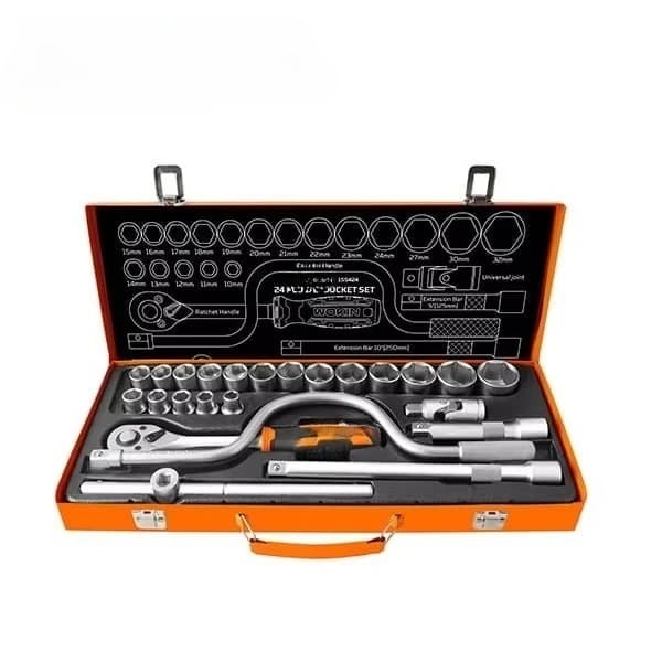 Set di 24 Chiavi a Bussola da 1/2 Pollice, Codice 155424