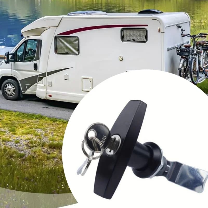 Serratura per Maniglia di Camper RV MS324-1-2T, Serratura per Attrezzatura Purificatore d'Aria, Serratura per Porta Armadio MS101-1A, Serratura di Sicurezza per Armadio Camper