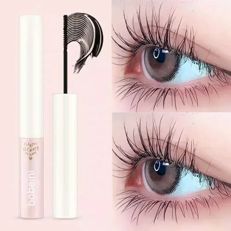 Ultra-fine Mascara Curl Mascara for elongating eyelashes often Waterproof without drooping Brown Curling Natural fine brush Mascara Makeup