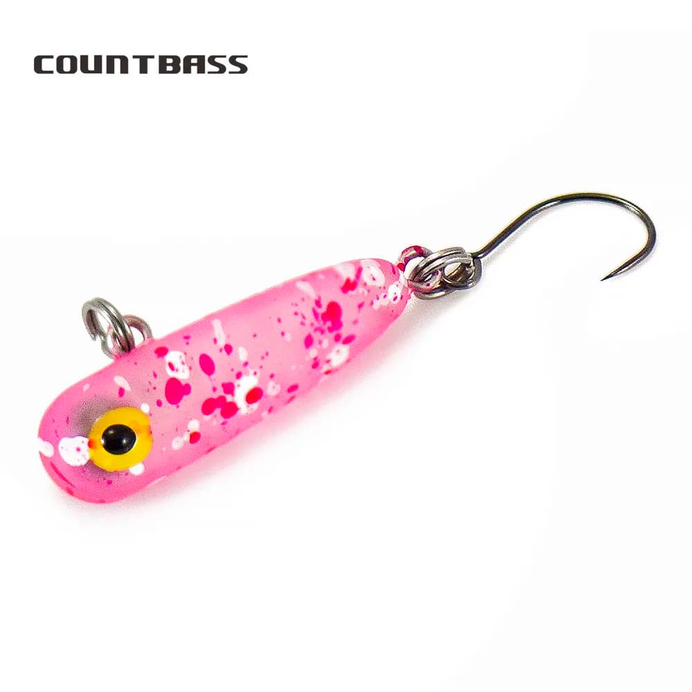 COUNTBASS Nuotatori inferiori 30mm 2.3g Wobblers Vibrazione per esche da pesca alla trota Pescatore Esche rigide