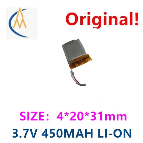 450 MAH 402031 polymer battery beauty device, smartwatch, razor, sound detection, beauty eye recording, air 3.7 V