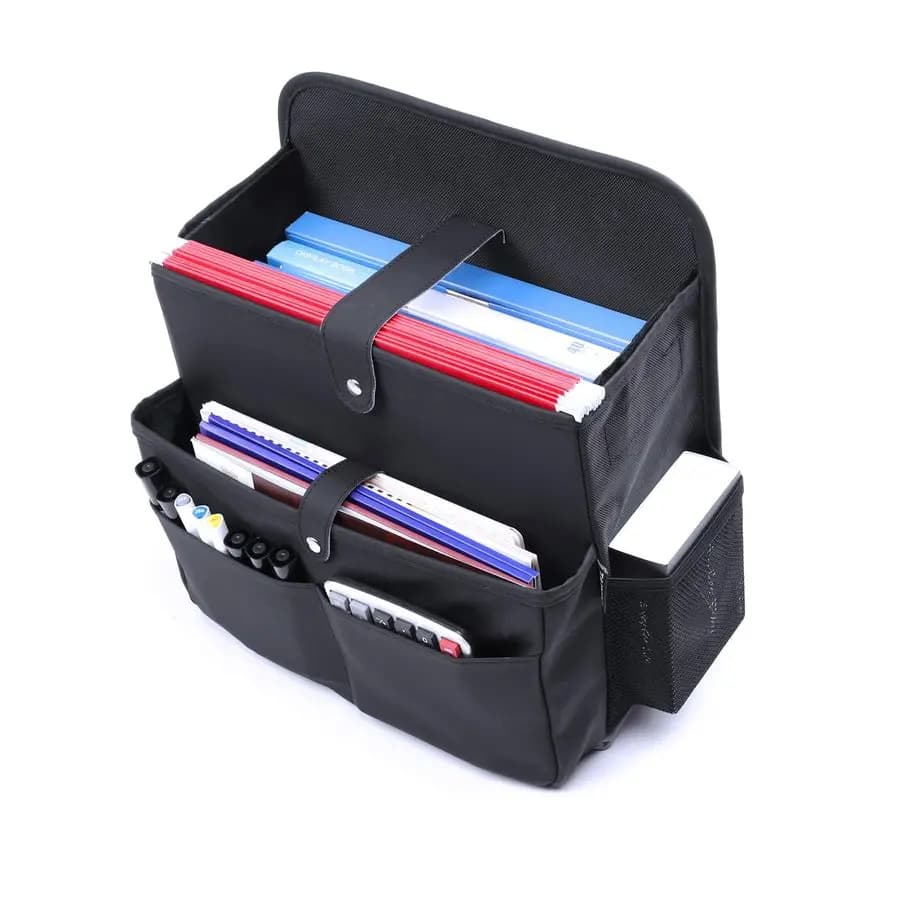 Organizer per Sedile Universale per Sedili Anteriori e Posteriori, Porta Documenti, Laptop e Tablet, Compatibile con Auto e Camion
