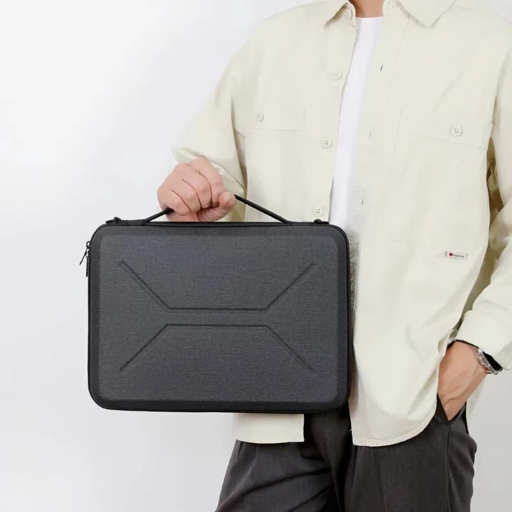 Borsa a tracolla singola in EVA rigida per laptop da 13/14/15/16 pollici con tracolla rimovibile per Apple/Huawei/Lenovo