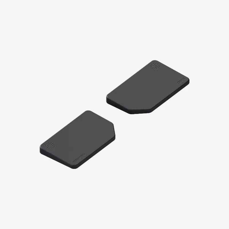 Poggiapolsi Ergonomico per Tastiera, Alto e Basso, in Plastica Personalizzata, Accessorio per Tastiere Meccaniche da Gaming