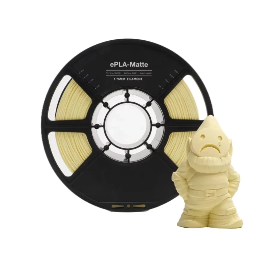 1kg Matte PLA 3D Printer Filament 1.75mm Smooth Matte Surface Low Warpage Consumable Compatible with All FDM Printing Devices