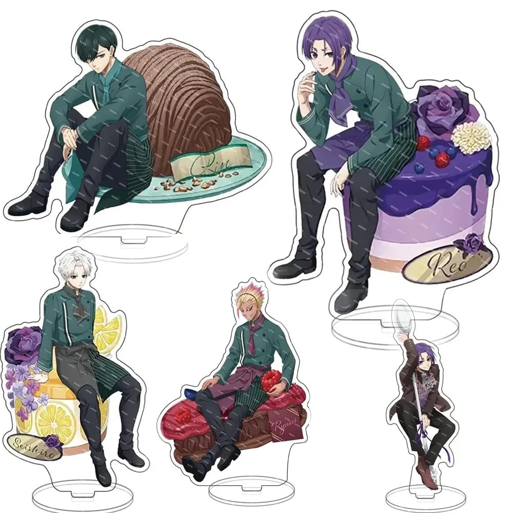 15 cm Anime Acrilico Stand Ragazzo Sexy Ryusei Shidou Figura Pigiama Seishiro Nagi Scrivania Ornamenti Rin Itosh Statua