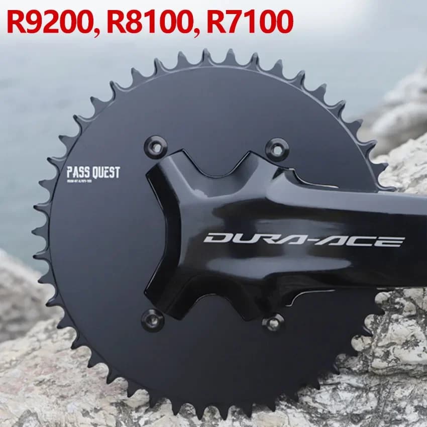 PASS QUEST 110 bcd piastra per bici da strada con corona per Shimano 105 r9200 r8100 r7100 dura ace ULTEGRA Narrow Wide 52 54 piatti