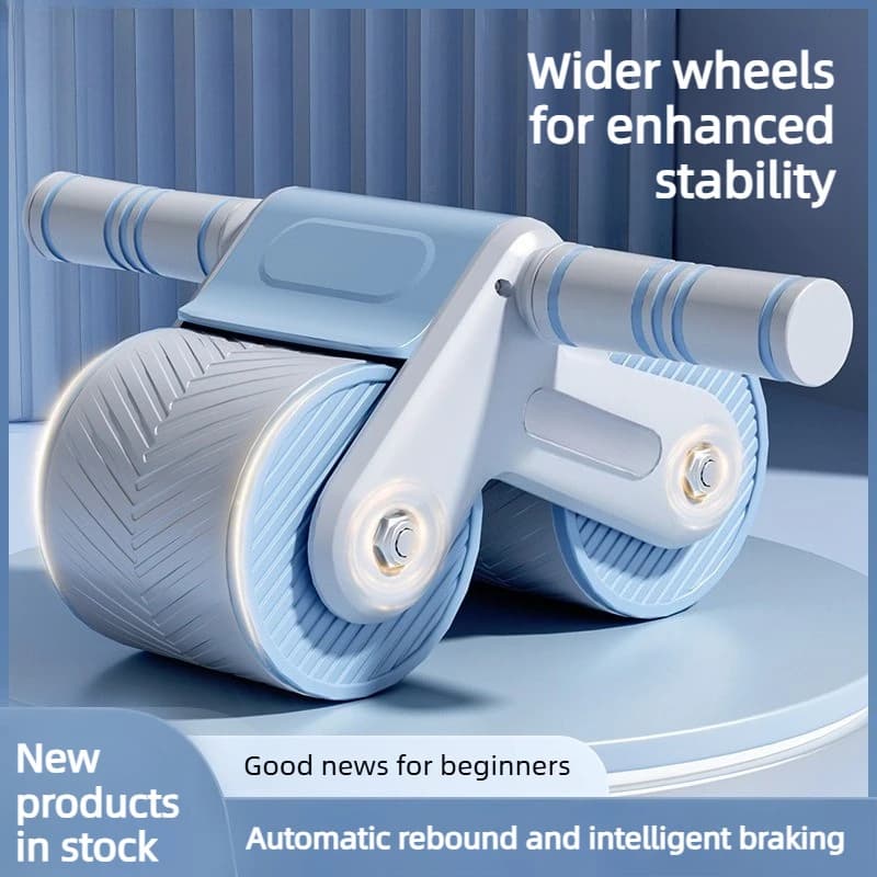 Healthy Abdomen Wheel, Body Building Automatic Rebound, Home Portable Fitness Equipment, Ab Rollers Tool, Abdominal Muscle Wheel