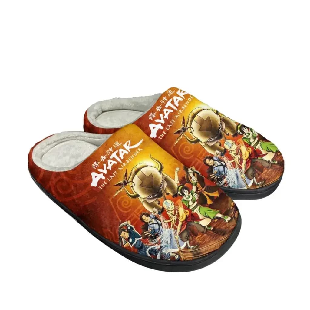 Pantofole personalizzate Avatar The Last Airbender, comode pantofole da casa a tema cartone animato