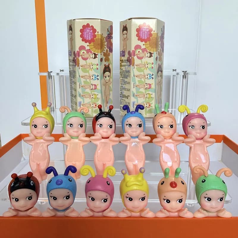 Mini Angel Bee Series Blind Box Toy – Desktop/Monitor Ornament, Anime Figure/Doll – Collectible, Birthday or Christmas Gift