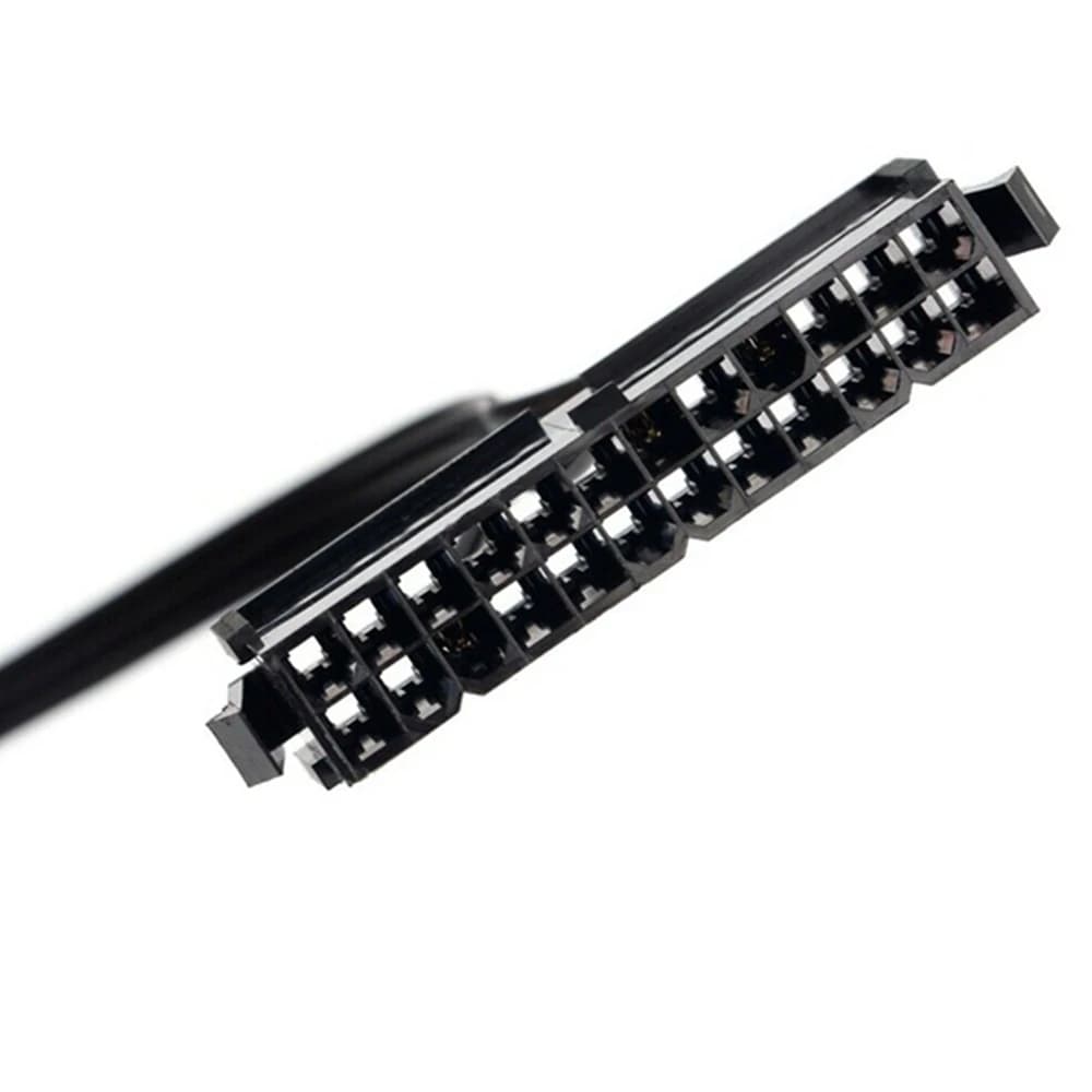 Tester di avviamento alimentatore PSU ATX femmina a 24 pin Avvio ponticello ON OFF cavo interruttore 18AWG 30CM CALDO
