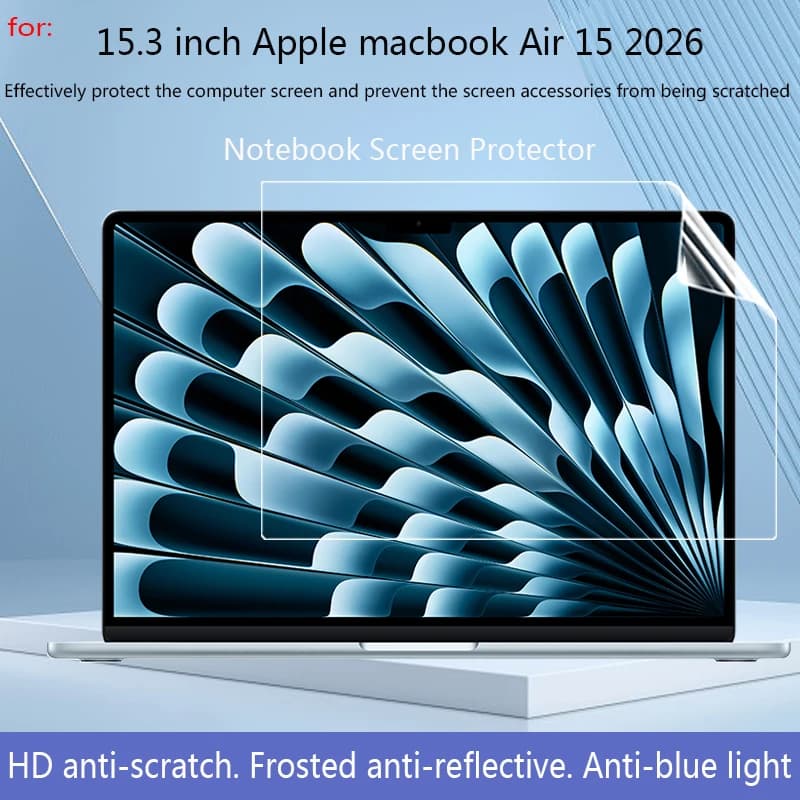 Pellicola Protettiva Opaca per Nuovo Apple MacBook Air 15 M5 M4 M3 M2 A3241 A3448 A3114 A2941 Protezione Schermo HD Pellicola Morbida