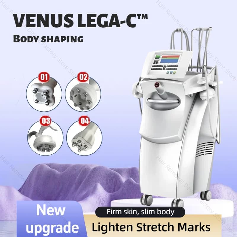 Dispositivo Venus Legacy per Modellamento Corpo e Riduzione del Grasso, Massaggiatore a Radiofrequenza Portatile Originale per Modellamento Corporeo