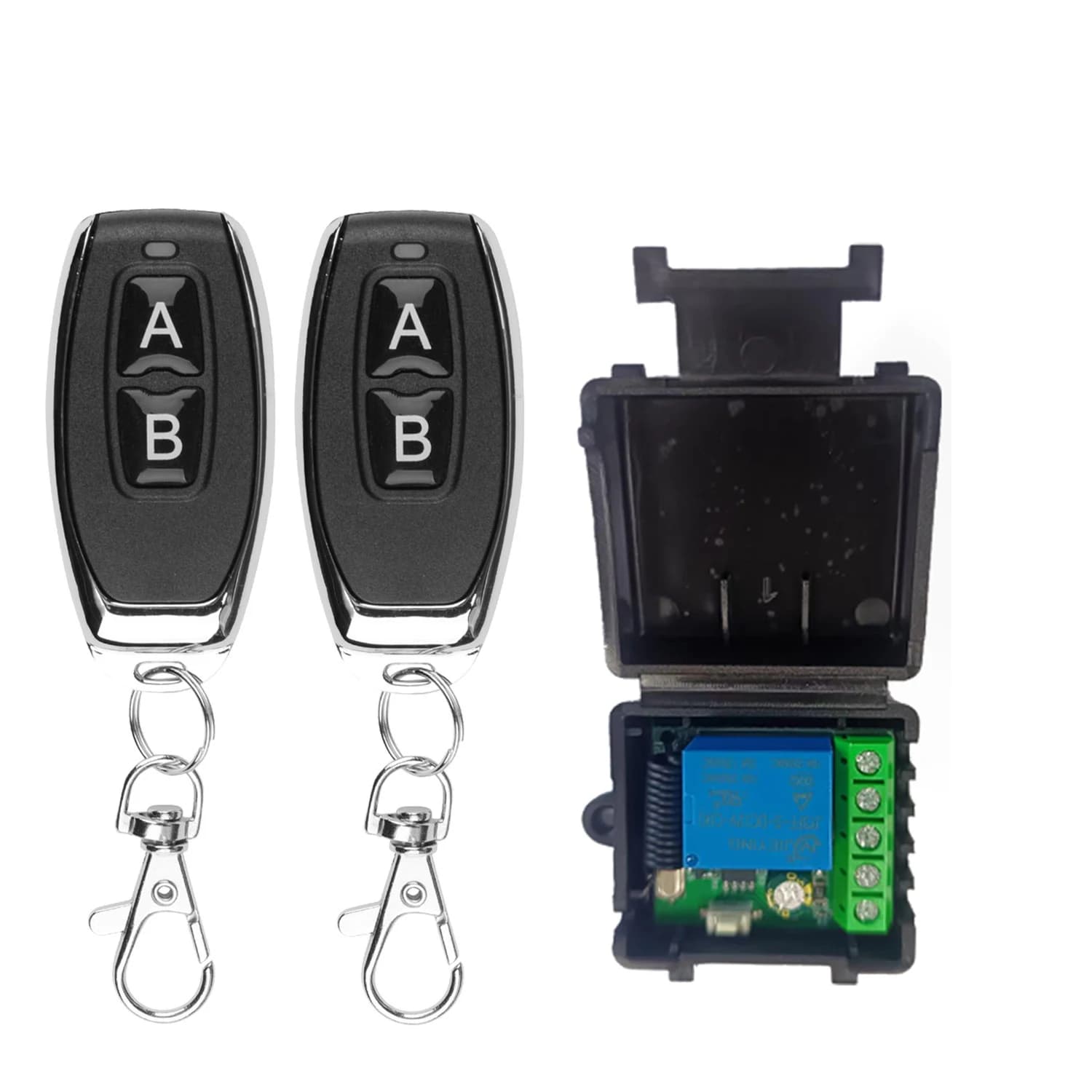 DC 12V 10A Relay Receiver and 2CH 1CH Transmitter Remote Control RF 433Mhz Wireless Switch For Door Electromagnetic Lock
