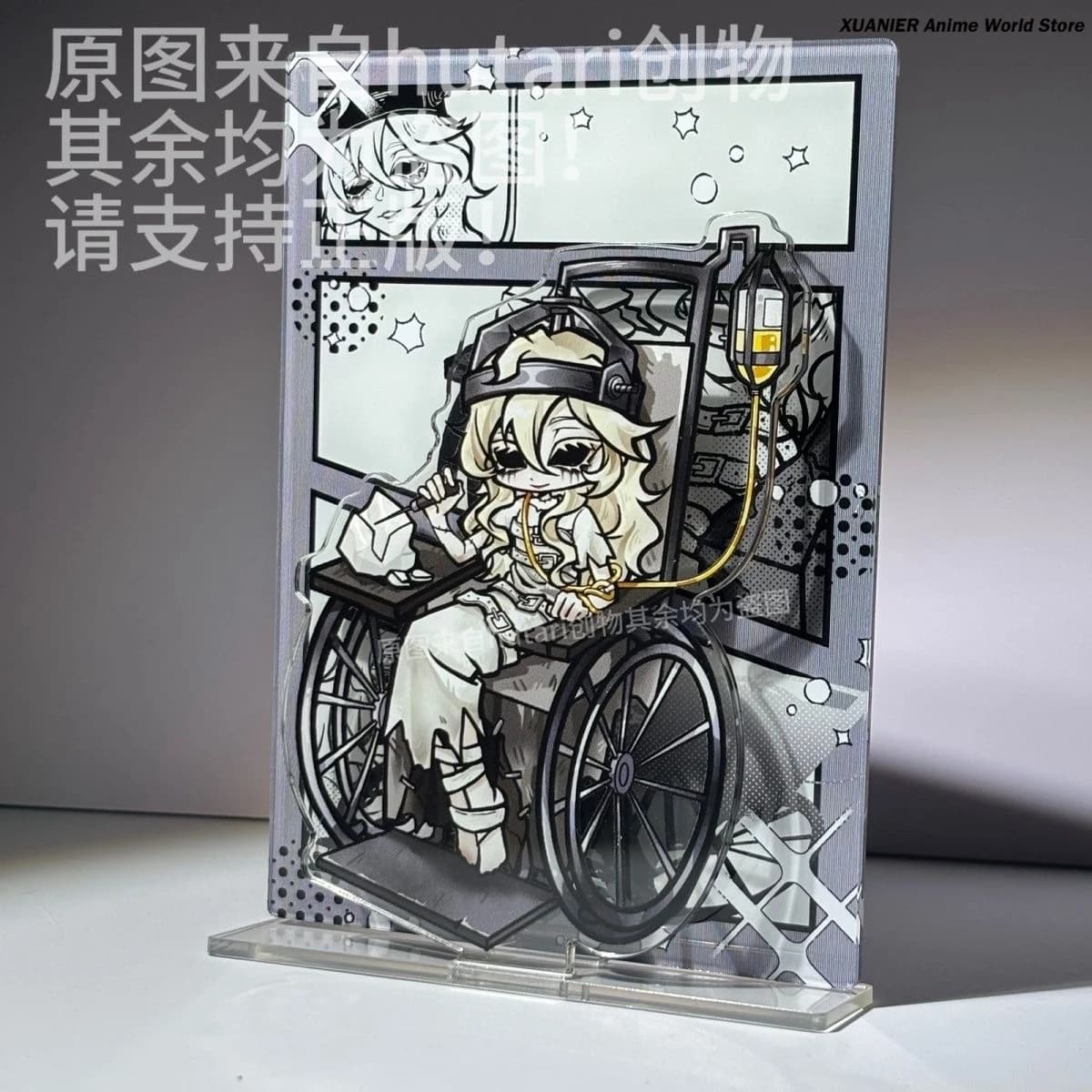 Gioco Scultore Galatea Identity V Q Edition 15CM Acrilico In Piedi Segno Cosplay Figura Modello di Supporto Piastra Da Tavolo Ornamento