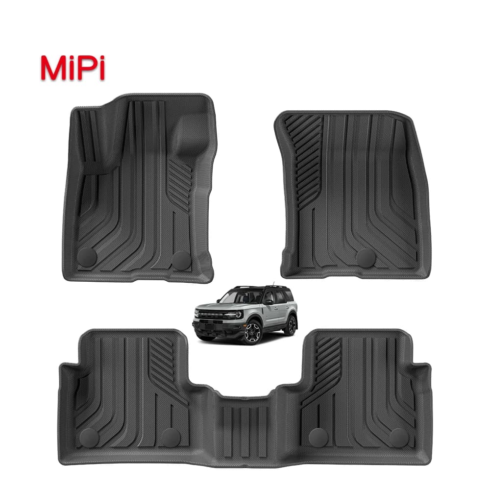 Car mats for FORD Bronco Sport 2021-2025 TPE 3D Car mat Anti-slip Luxury Carpet
