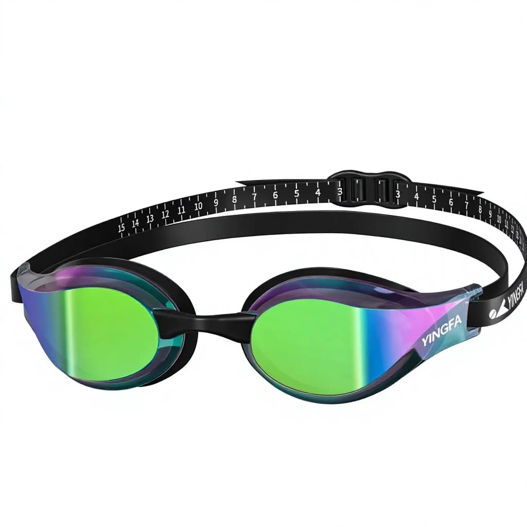 Yingfa Y510AF(V) Racing Unisex Kids Professional Training Swimming Goggles Waterproof Anti Fog HD Coated PC Lens