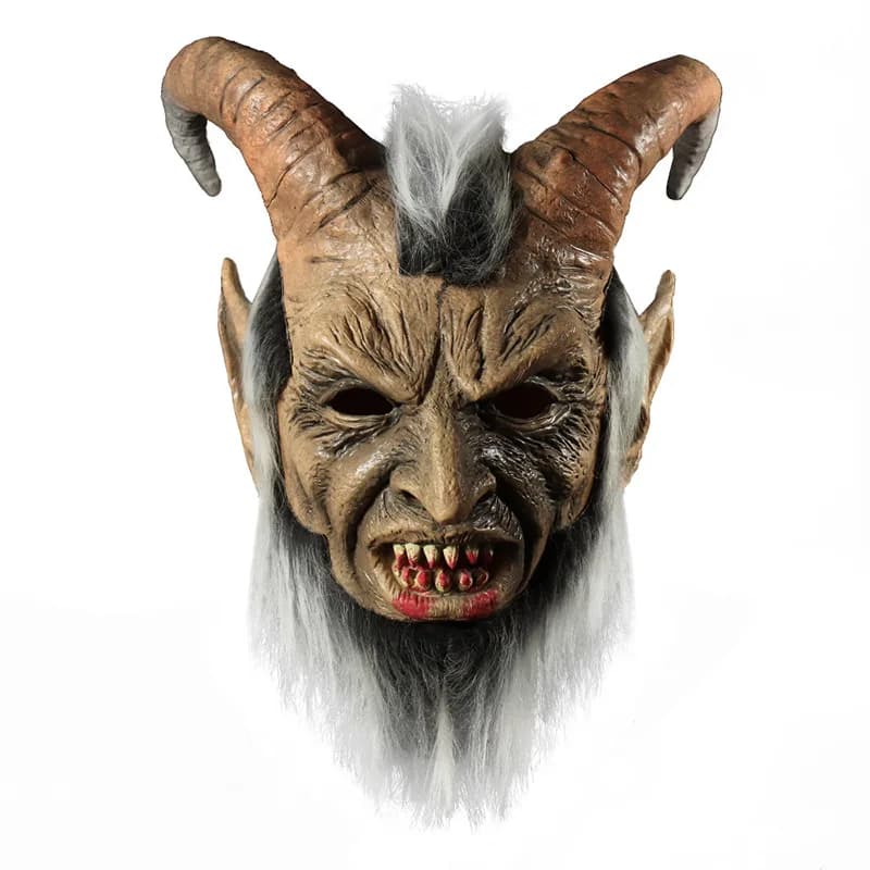 Demone Mask Cosplay Anime Mascara Halloween Demone Latex Mask Horror costume Mask Ten set
