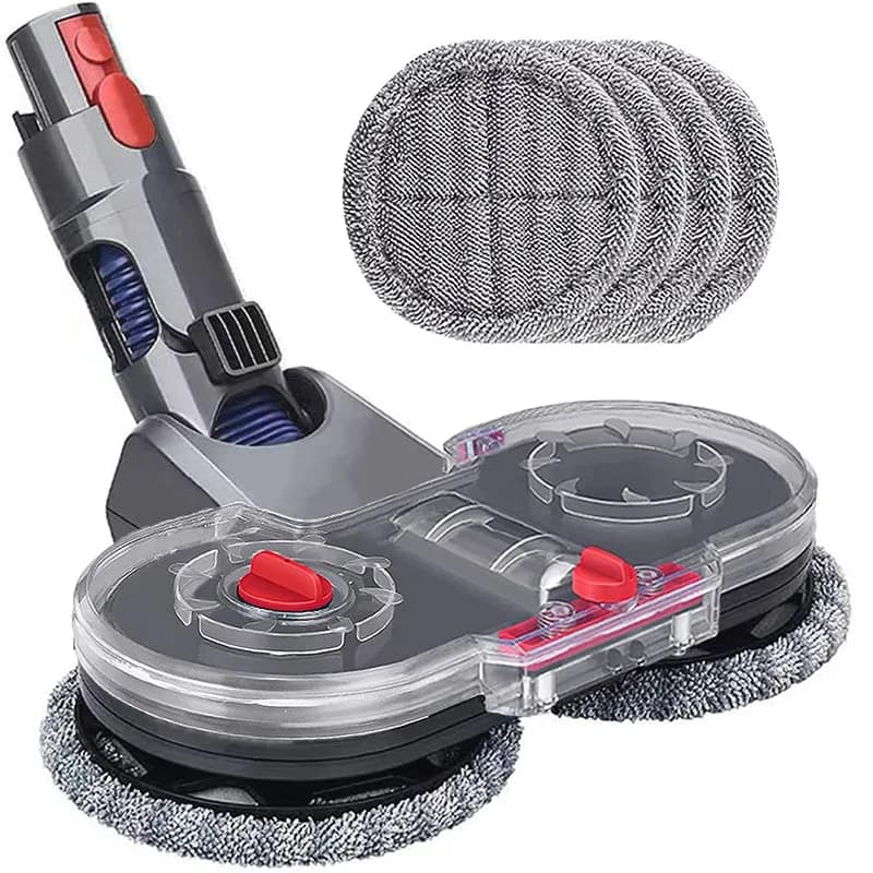Electric Mop Head Attachment for Dyson V7 V8 V10 V11 V15 Vacuum Cleaner Wet & Dry Mop Cleaning Head Floor Brush Replacement