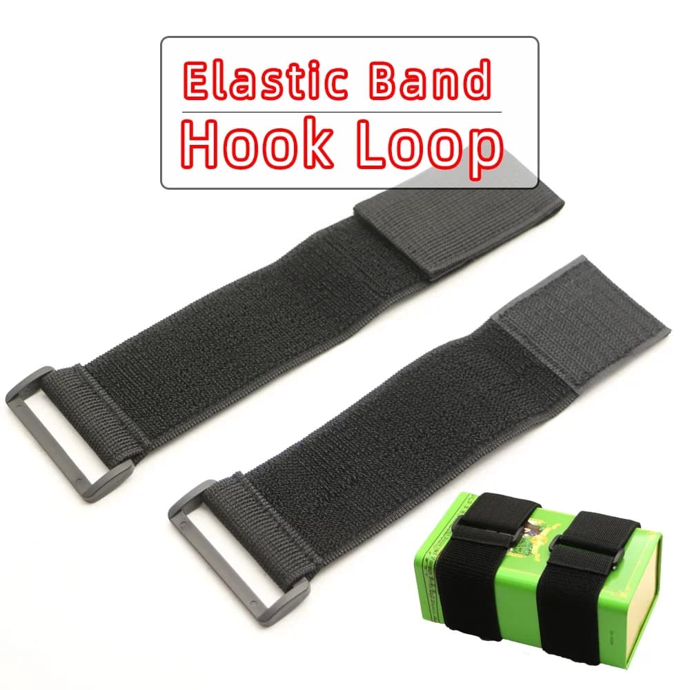 Nastro Elastico Personalizzabile con Gancio e Anello, Fascette in Nylon con Fibbia Invertita, Nastro Adesivo per Fissaggio, Nastro Atletico