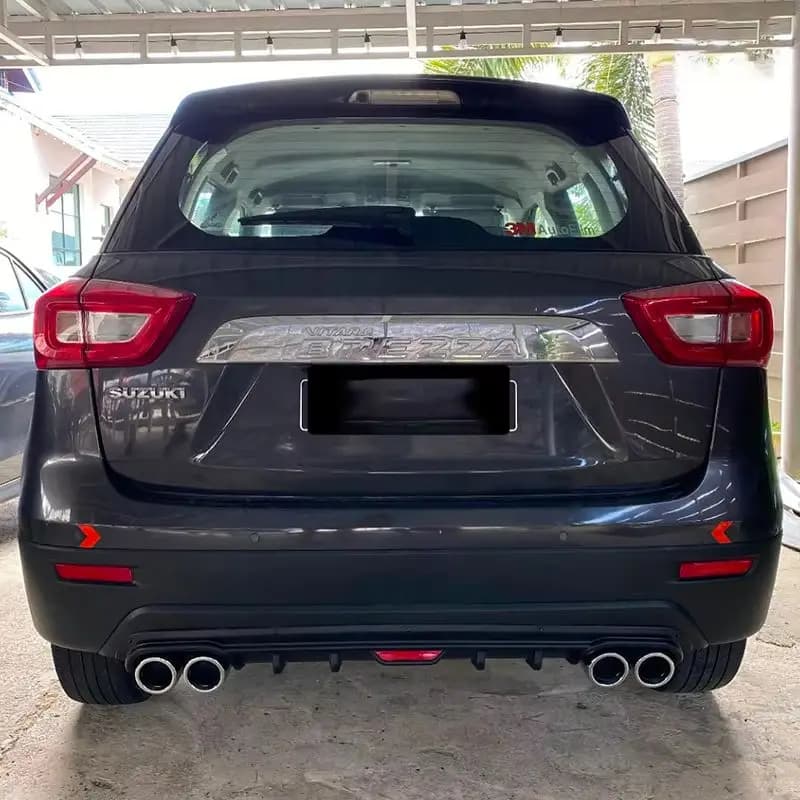 For 2016-2025 Suzuki Brezza/Urban Cruiser Rear Diffuser Bumper Lips Splitter Spoiler Exhaust Tailpipe Body Kit Accessories