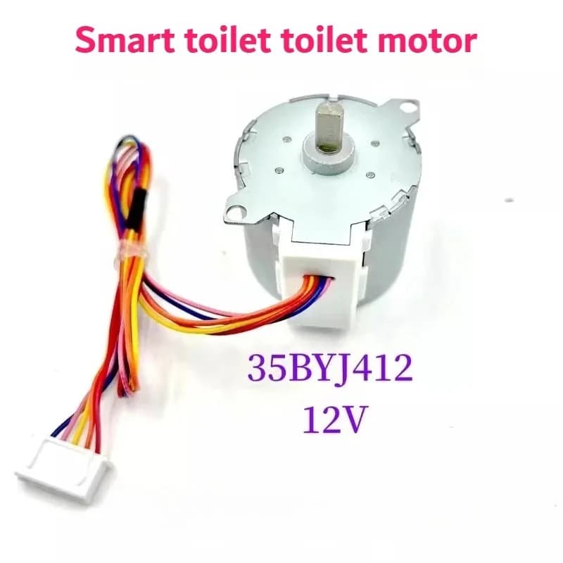 Motore passo-passo 35BYJ412 DC 12V WC intelligente/pulitrice per il corpo/motore ventola di circolazione dell'aria