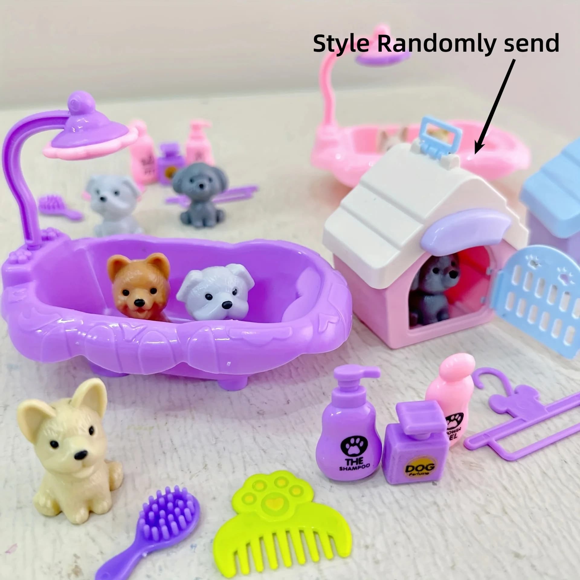 Nice dog basket for pets, family toys, dog doll set, cat toys, scene, toys, Christmas decorations, Thanksgiving gifts, casual color