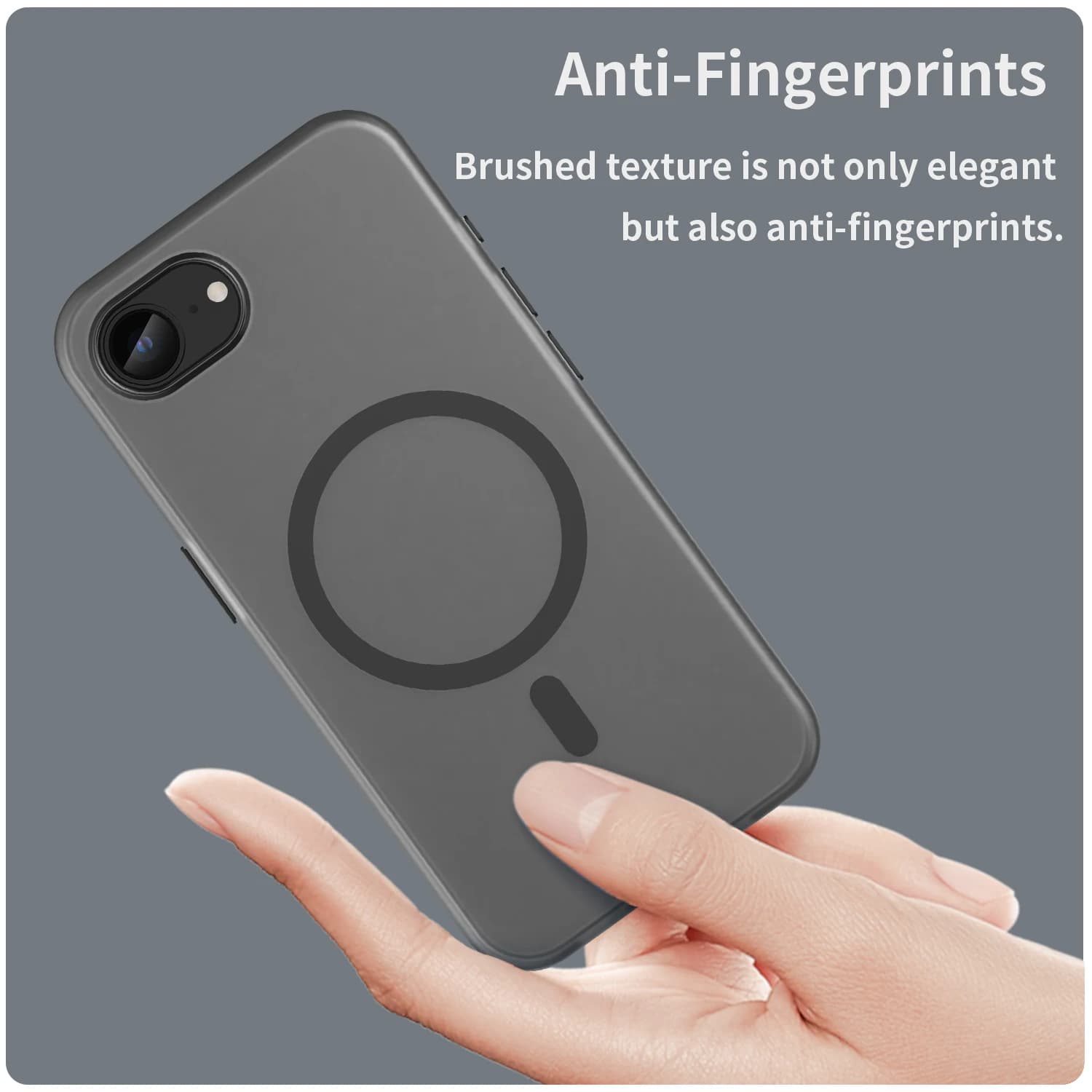 Adatto per la custodia per iPhone 16 E, supporta la custodia morbida per telefono in materiale TPU ecologico con ricarica wireless MagSafe