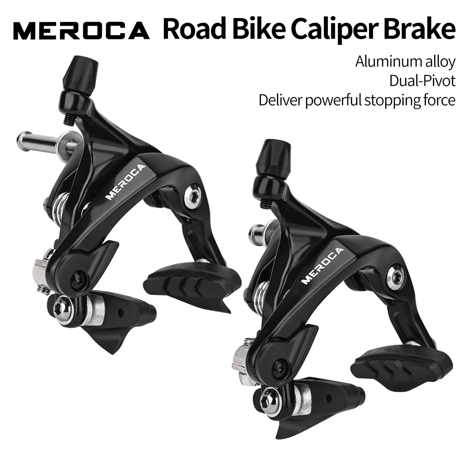 MEROCA BR-R7000 Road Bicycle C Brake Caliper With Brake Pads Bilateral Braking For Aluminum Alloy 700C Rim Road Caliper Brake