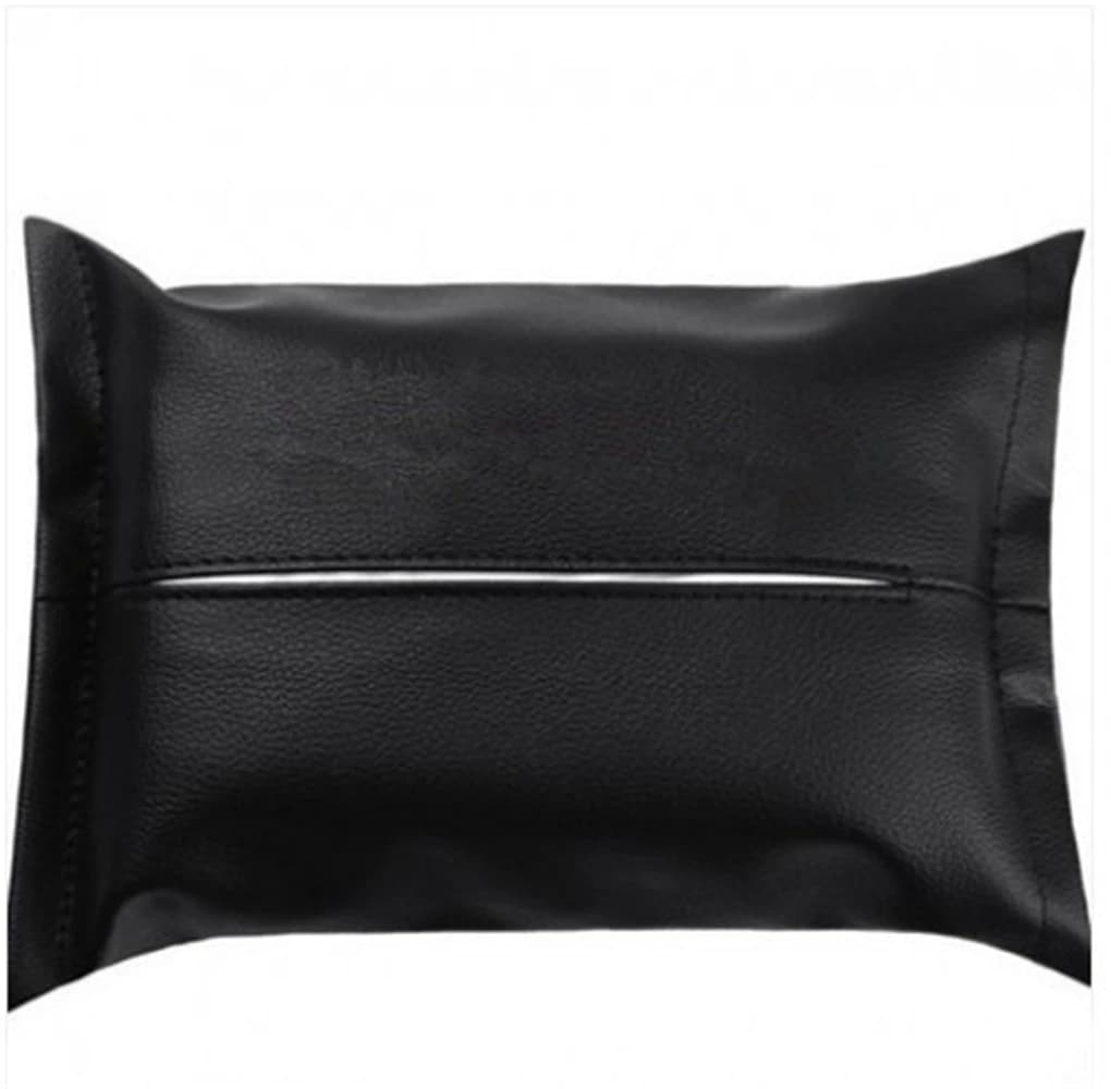 Car PU Leather Handkerchief Box, Seat Cover, Suspended Type, Car Handkerchief Box, Arm Box, Towels Handkerchief Case