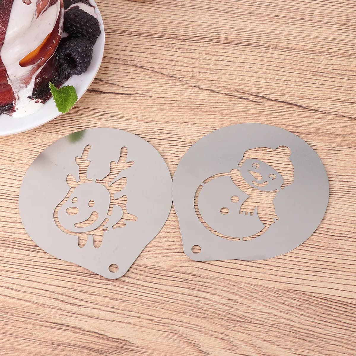 Coffee Art Stencils Mold Cappuccino Templates Decoration Decorating Latte Maker