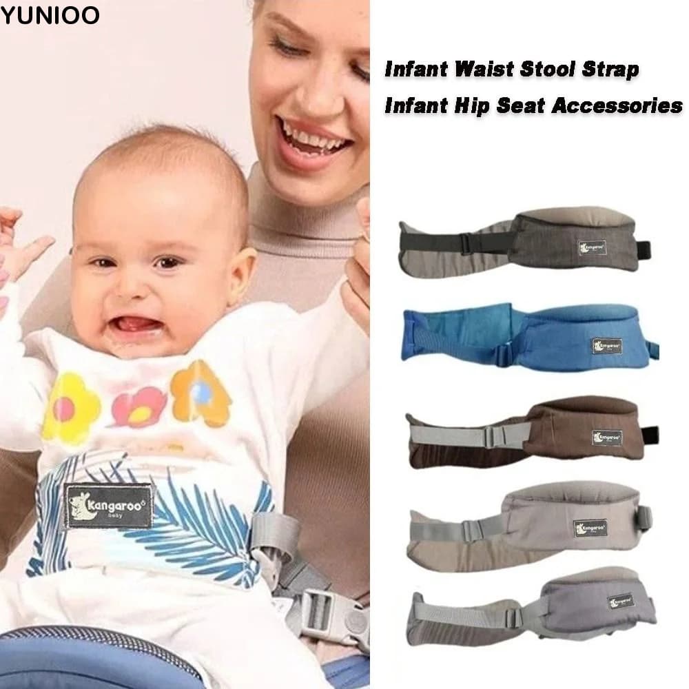 Marsupio Ergonomico per Neonati, Regolabile, per Portare il Bambino Frontalmente, con Cintura e Materiale Traspirante e Morbido