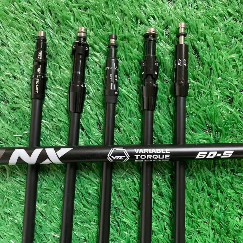 Nuovo albero della mazza da golf NX nero 50/60/70 R/SR/S/X albero del conducente dell'albero in grafite e manicotto e impugnatura di montaggio gratuiti per albero in legno da fairway