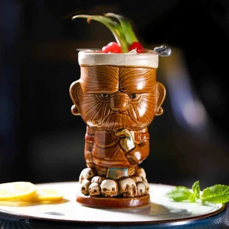 520ml Hawaii Tiki Tazze Tazza da cocktail Birra Bevanda Tazza da vino Tazza in ceramica Ku.Ku.Kauioo Tazze Bicchieri da bar